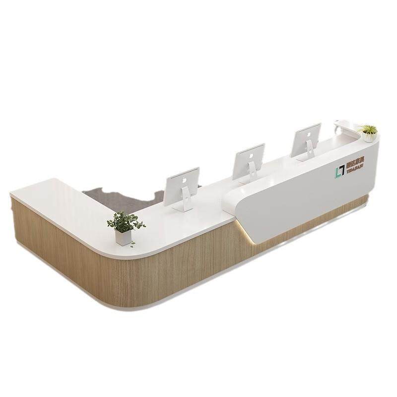 公司接待前台烤漆酒店收银台美容院医院导诊台培训机构迎宾台创意,商业/办公家具,收银台,淘宝优惠券,粉丝福利购,淘宝优惠卷