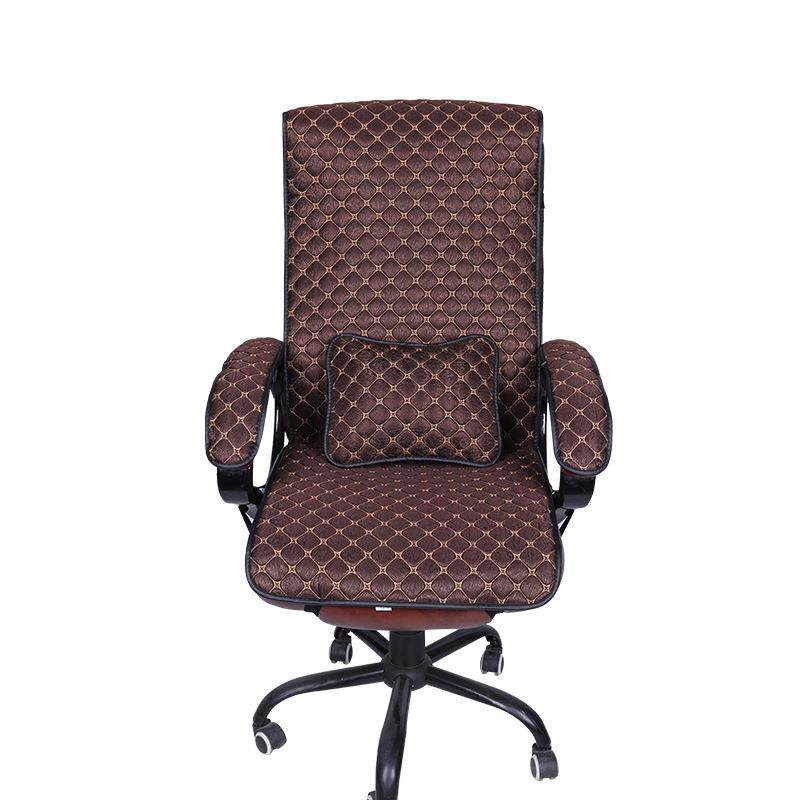 椅子垫子办公室老板椅坐垫靠垫一体椅垫带绑带电脑椅加厚四季屁垫