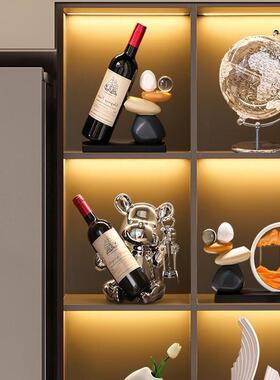 时来运转流沙画摆件客厅电视柜酒柜玄关轻奢高档高级装饰品办公室