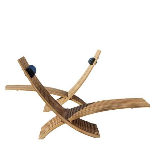 货源户外柚木躺床庭院藤编躺床游泳池沙滩椅阳台户外躺椅家具