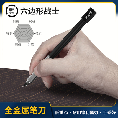 【高颜值】全金属高达模型笔刀