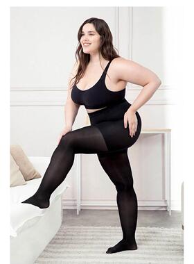 Women 40D Sexy Black Plus Size S-3XL Tights Ladies Confort L