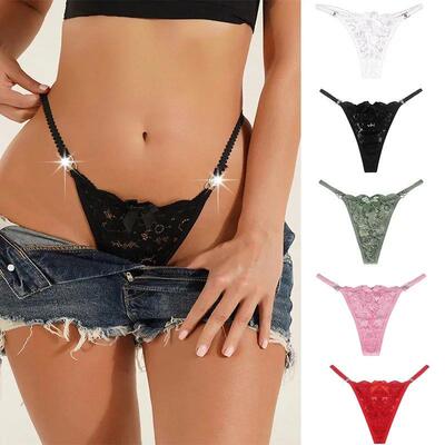 1pcs Lace Women Panties Floral Sexy Underwear Women Thongs S