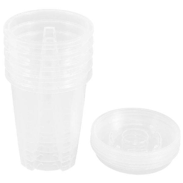 5 Sets Phalaenopsis Flower Pot Nursery Garden Flowerpot