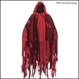 Halloween cape Cape Skull costume Mask Zombie costume prop