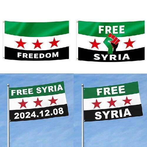 Syria Flag Scarf Hand Flags Of Syria Revolution The Syrian