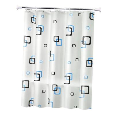 The bathroom shower curtain checkered PEVA Environmental