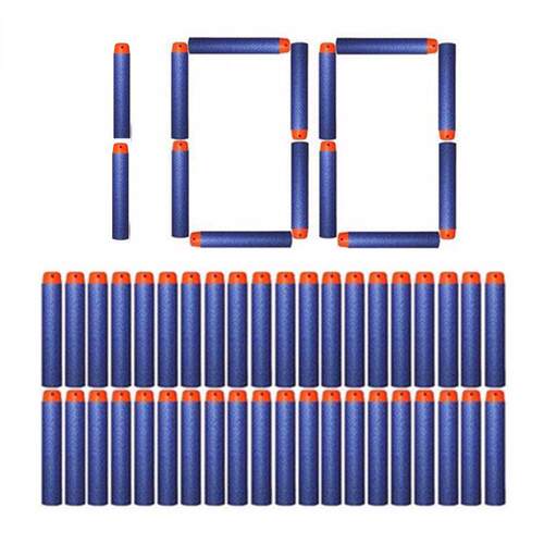 100Pcs Soft Toy Gun EVA Bullets 7.2cm Refill Darts For Nerf