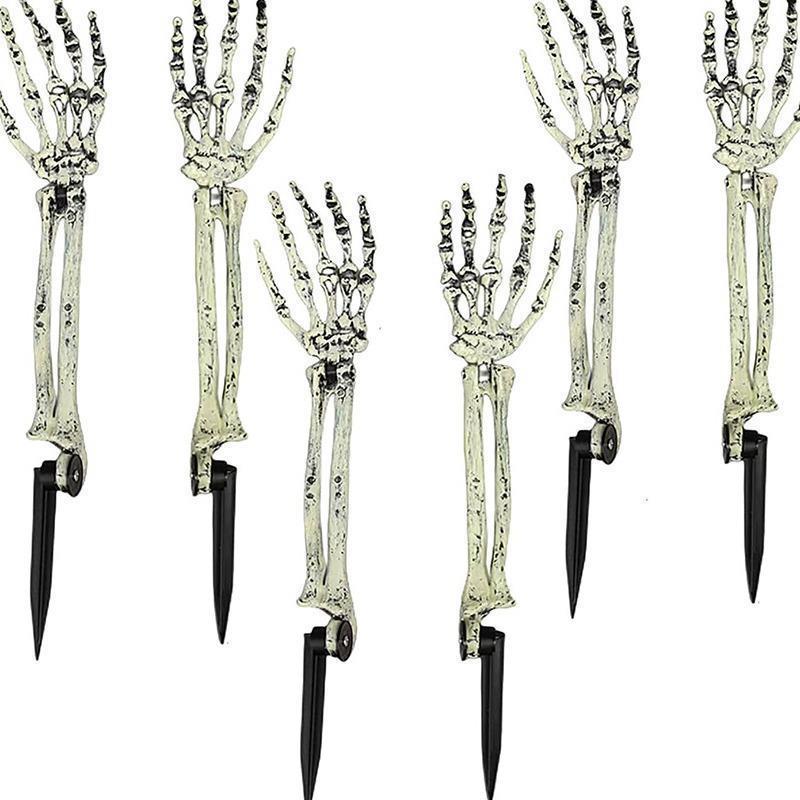 Halloween decoration simulation plastic hand bone ornament