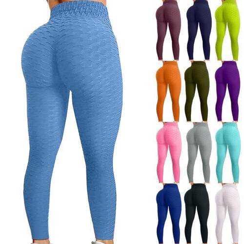 Women's pineapple hip lifting yoga pants女士菠萝格提臀瑜