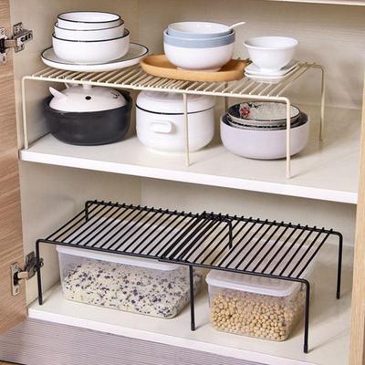 kitchen layering shelves cupboard dish shelf bathroom makeup