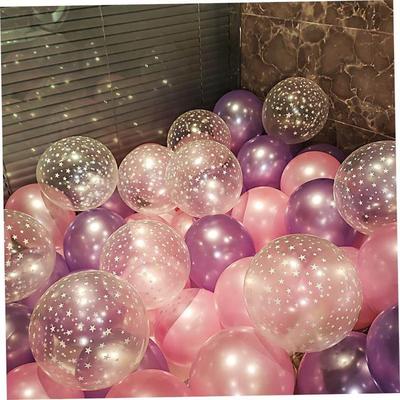 Blue Balloons Air Ballons Deco Birthday Star Foil Baloon