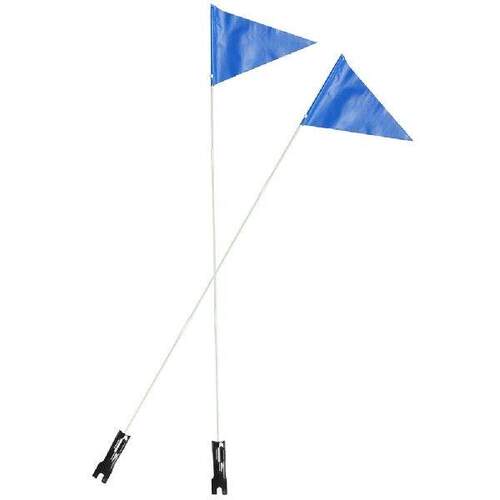 2 Sets Bicycle Reflective Flagpole Bracket Advertising