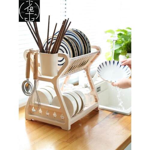 dish drying rack storage kitchen cup holder organizer洗碗架