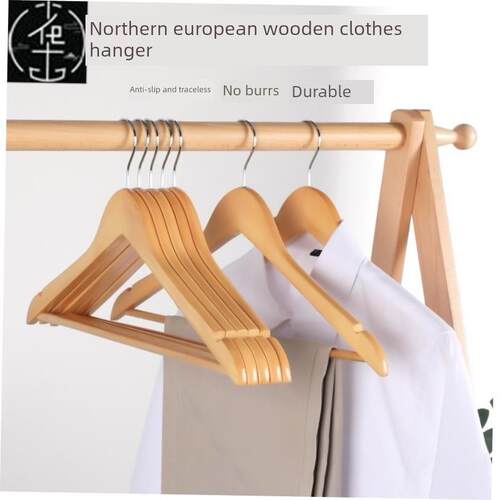 cabinet skid hangers clothes clip coat hanger wooden rack