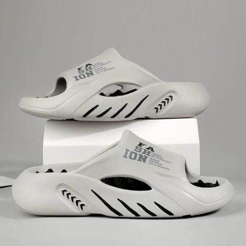 Summer Men Massage Slippers Indoor Outdoor Sandals Beach Cas