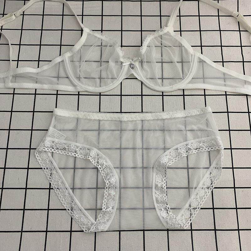 Lingerie Sexy Womens Lace Split Underwear欧美分体式内衣