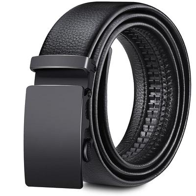 Mens Waist Belt Men Belts Leather Man For Jeans Black Male