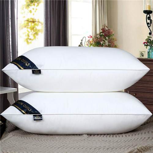 A pair of five-star hotel soft pillow with pillowcase 枕头芯