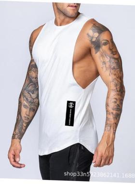 Men vest summer Man gym clothes Singlet男Crossfit背心tanktop