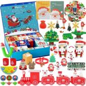 Duck Set Advent Toy Christmas 24pcs Calendar Box Rubber