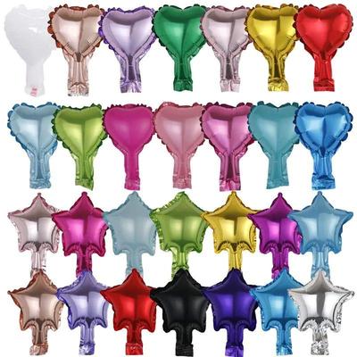 50pcs 5inch Foil Star Balloons Heart balloon Wedding Decorat
