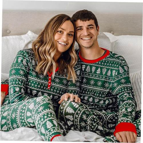 Christmas Pajamas Family Matching Set Mother Father Kids Clo