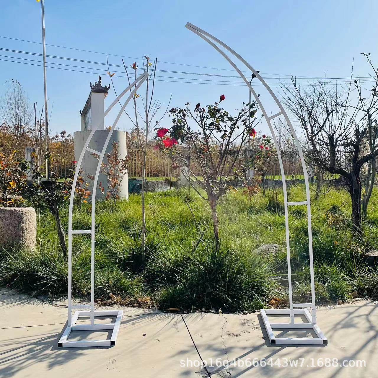 厂家生产 婚庆铁艺牛角门路引摆件绢花道具造型拱门浪漫,节庆用品/礼品,拱门,淘宝优惠券,粉丝福利购,淘宝优惠卷