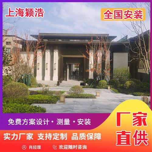 户外不锈钢廊架园林景观二进门风雨连廊钢结构长廊小区雨棚过道