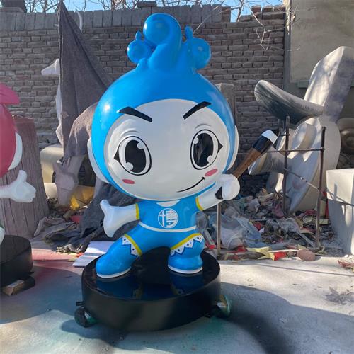 玻璃钢雕塑定制动物暴力熊卡通人物吉祥物户外大型落地景观摆件