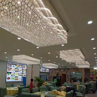 大型酒店非标工程灯水晶灯定制宴会珠宝别墅客厅大厅吸顶灯