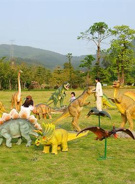 户外仿真恐龙蛋动物座椅雕塑玻璃钢游乐园商场摆件景区公园林装饰