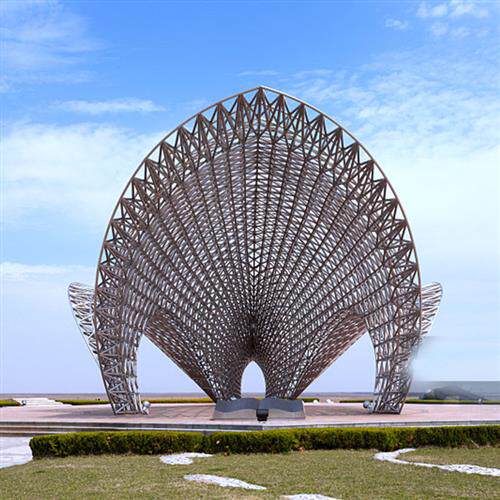 不锈钢廊架雕塑钢结构厂家公园园林绿化发光雕塑可设计景观雕塑