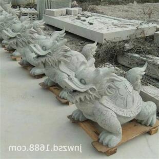 汉白玉石雕金钱龟价格花岗岩石材龙龟雕刻厂石龟图片大全