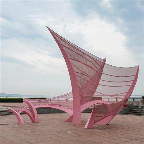 大型不锈钢城市景观雕塑厂家公园小区金属钢结构景观雕塑摆件小品