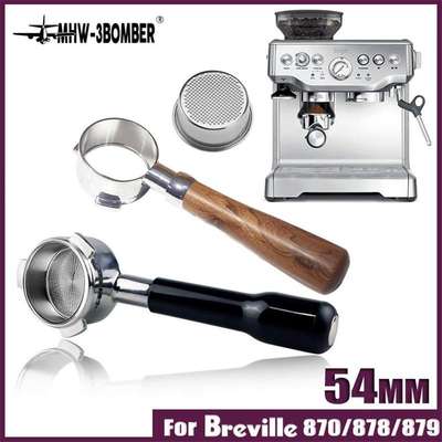 54MM Coffee Bottomless Portafilter For Breville870/875/808 F