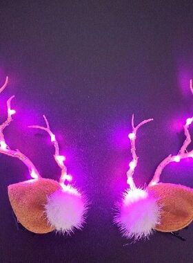 Cute Hair Clips Christmas Antlers Hairpin Hair Accessories