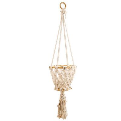 Macrame Wall Hangings Basket Rustic Decor Wall Shelf Wall