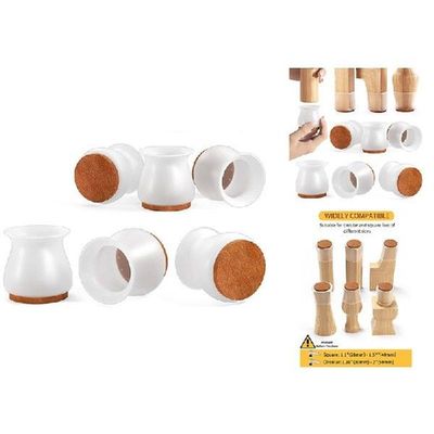 Chair Leg Floor Protection Mat Thick Felt Silicone