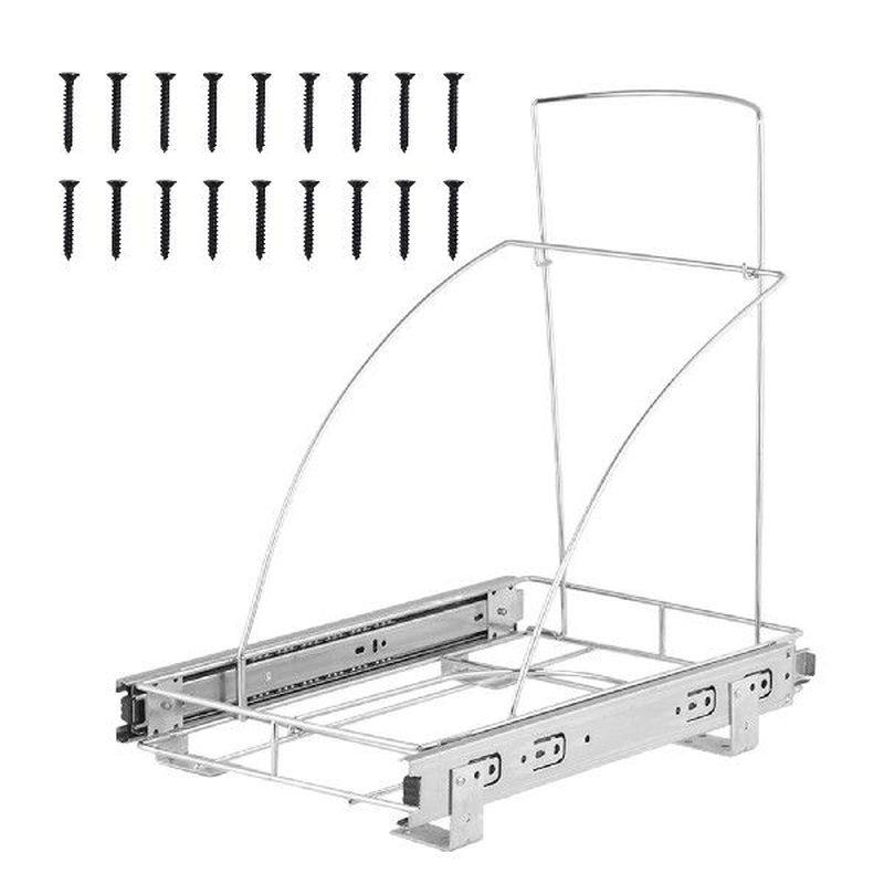 pull out trash can sliders garbage recycling bins holder