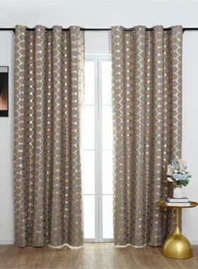 Nordic Window Curtain Exquisite Lightproof Polyester