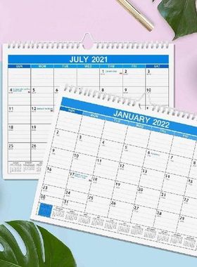 Portable Wall Calender Easy Use Paper Hanging Planning 18