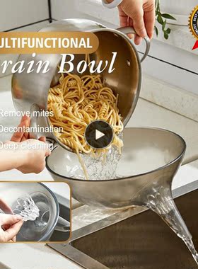 Strainer Bowl Drainer Vegetable Fruit Tools Kitchen Storage