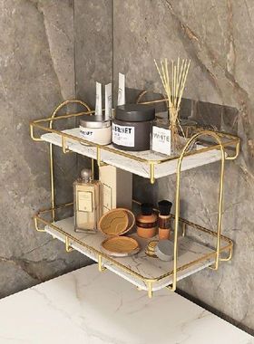 Double Layer Makeup Organizer Storage Holder Bathroom