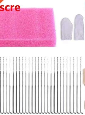 34Pcs Felting Needle Kit, Needle Felting Supplies With Felti