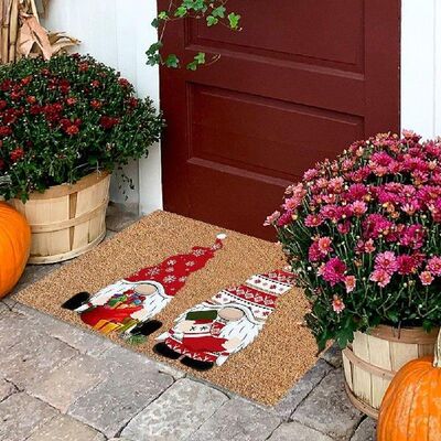 Christmas Door Mat Nonslip Floor Rug For Floor Decoration