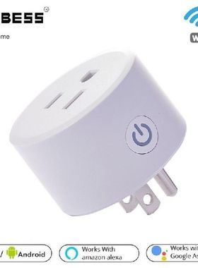 AUBESS Soket Pintar Wifi Timer Pintar Steker AS Dohome