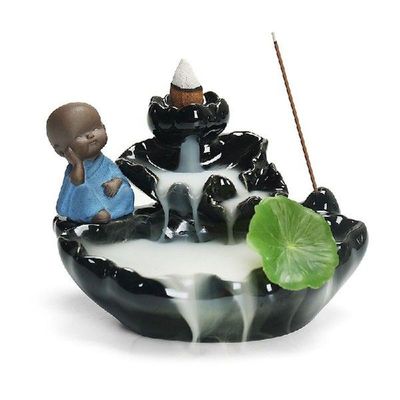 1Pcs Waterfall Incense Burner Backflow Ceramic Incense