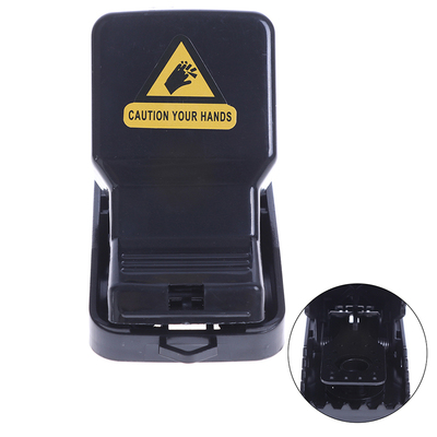 Reusable Practical Black Plastic Mice Trap Creative Rat