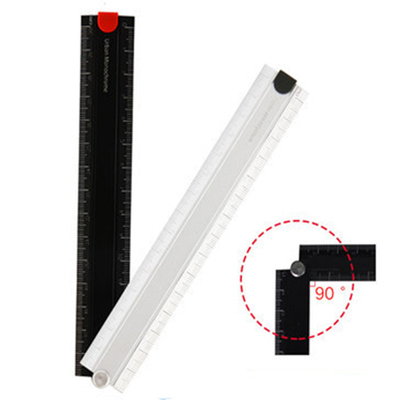 Japanese 90 degree Aluminum Alloy Metal Foldable Ruler